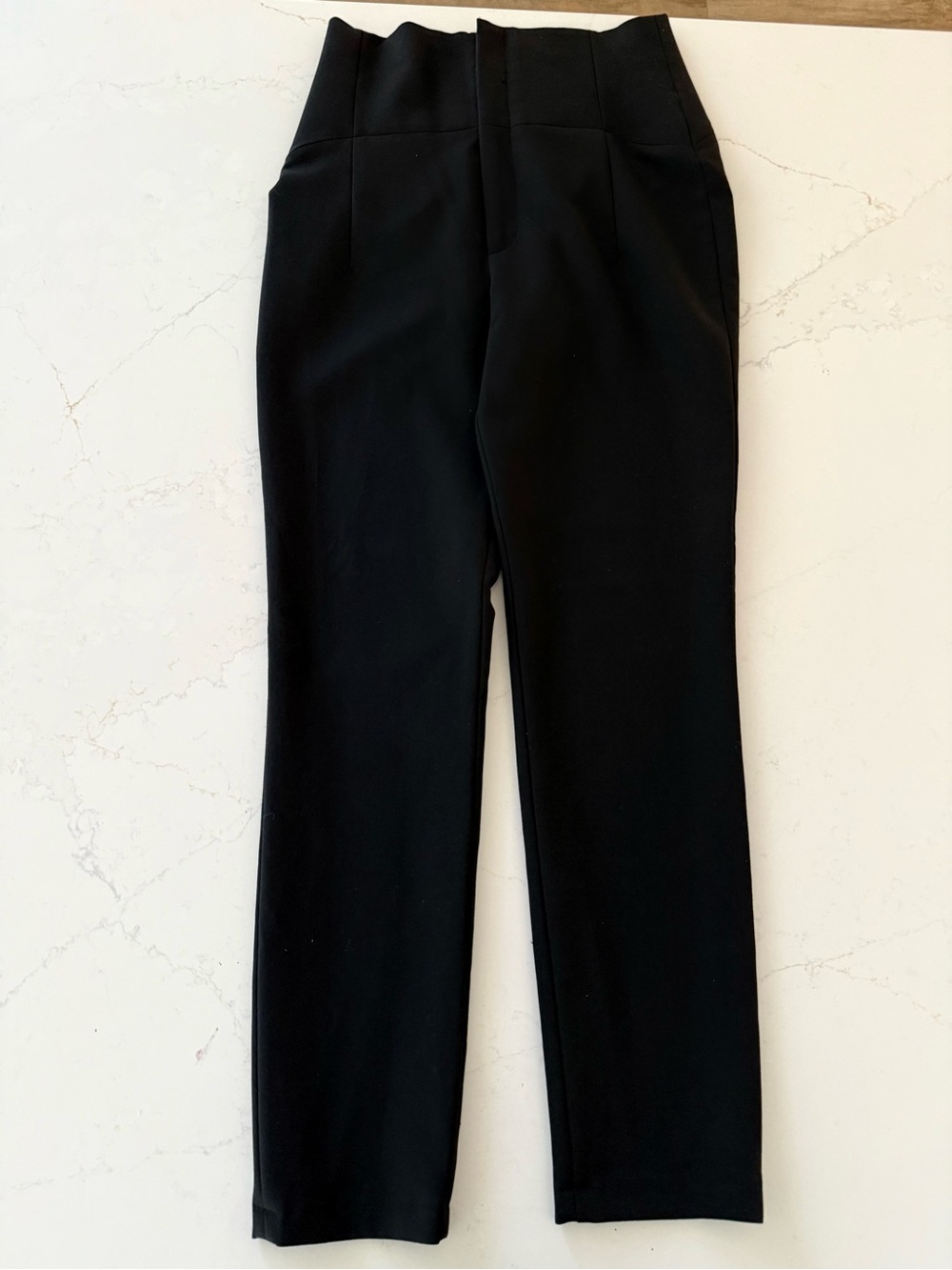 Zara Black Tailored Slim Trousers
